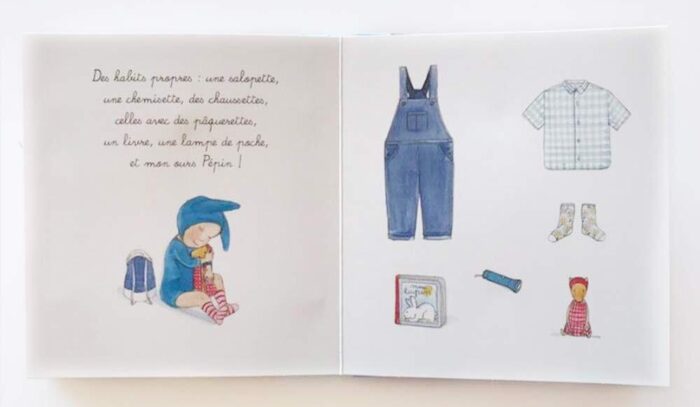 Livre Montessori pour s'habiller seul avec Balthazar