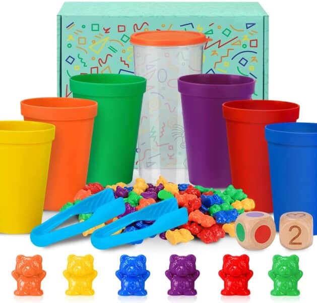 Jeu éducatif de tri Montessori