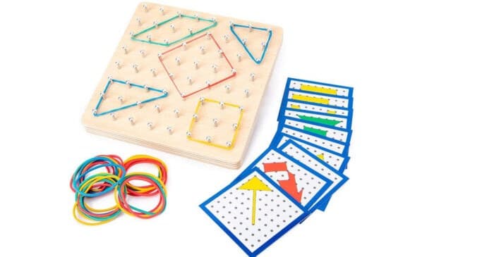 Geoplan en bois Montessori