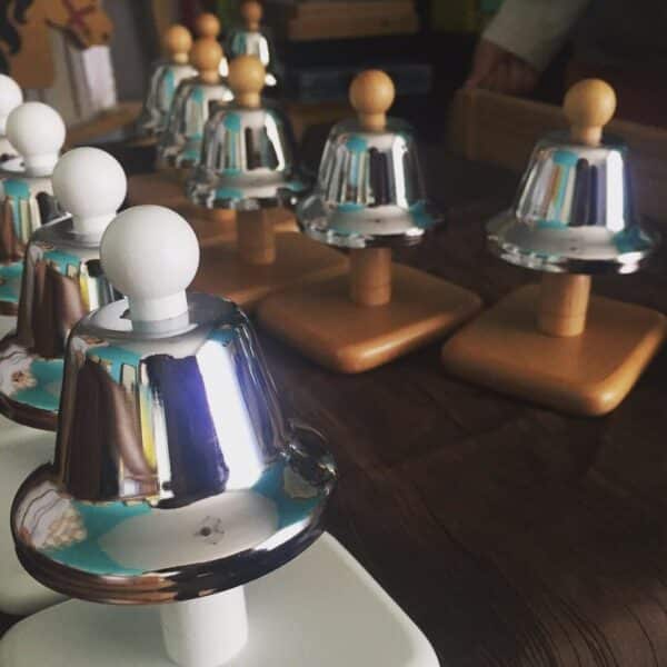 Lot de cloches Montessori