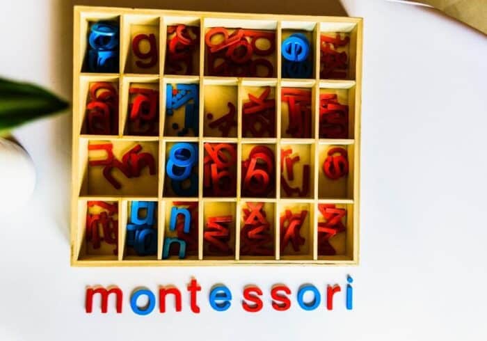 Alphabet montessori