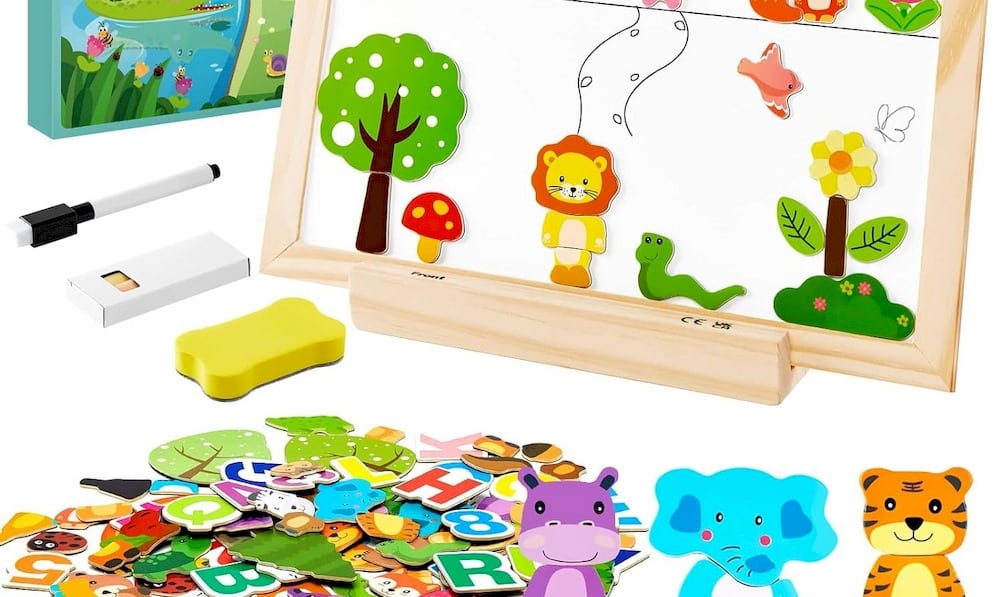 Tablette De Dessin Magnétique Pour Enfants : Tableau De Croquis Educatif Avec Billes Colorees Et Stylet Magnetique