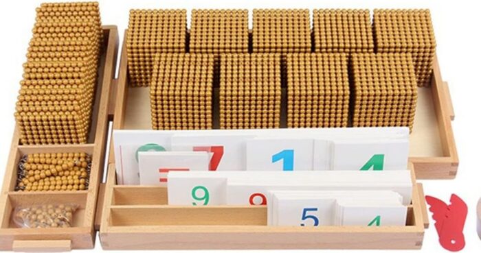 Jeu de la banque Montessori