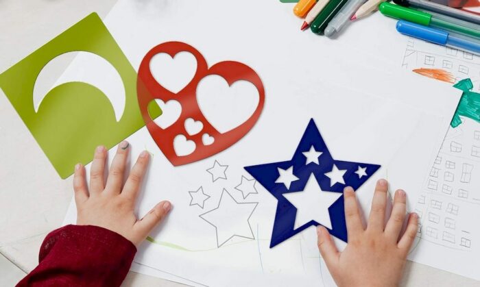 Formes à dessin Montessori