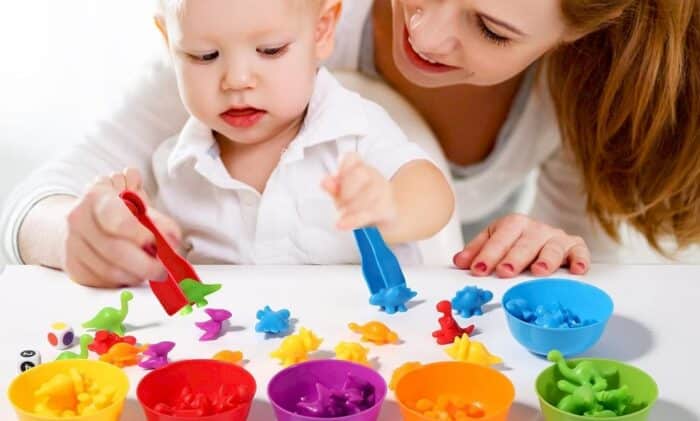 Jeu de pince montessori