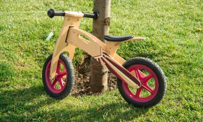 Une draisienne en bois
