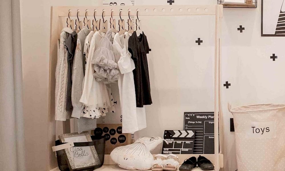 Armoire Modulable Enfant SONGMICS - 16 Cubes + 4 Rails - Rangement Jouets Et Vêtements - 123x41x123cm - Blanc